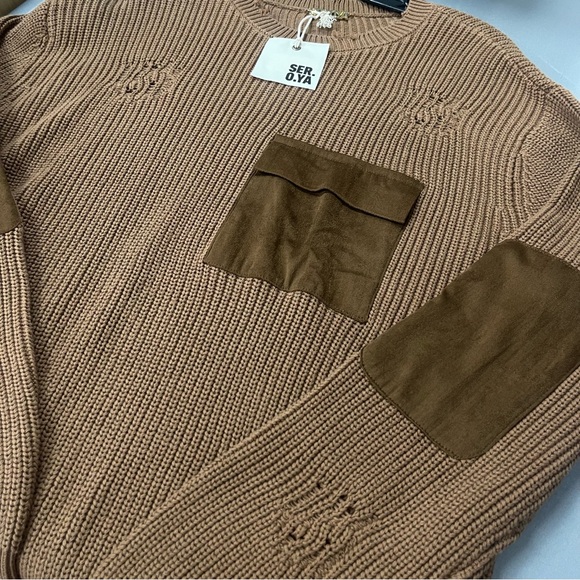 SER.O.YA Devin Sweater 'Cognac' - Picture 8 of 12